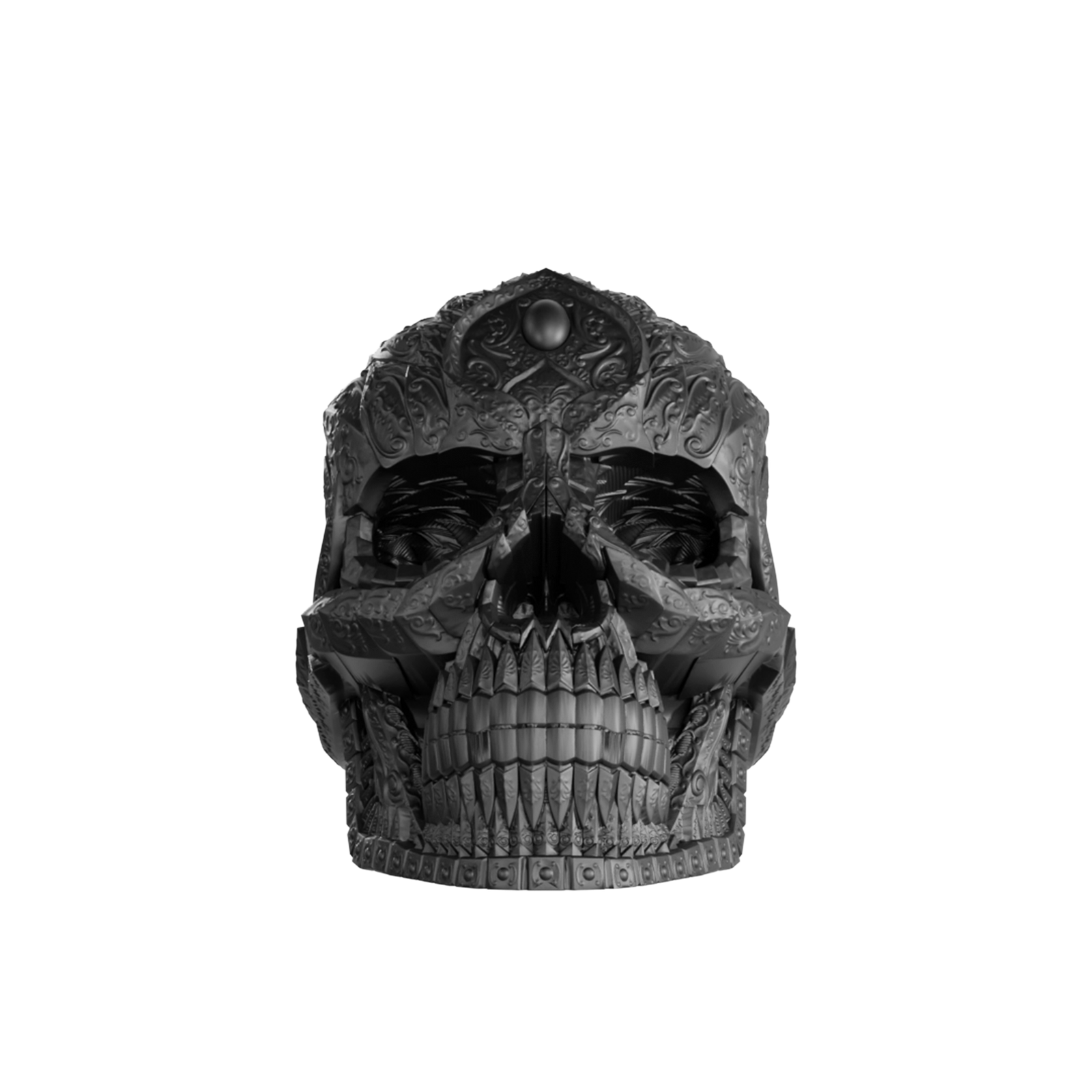 AMUERTE MATTE BLACK SKULL